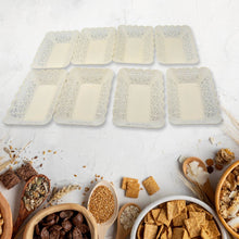 Rectangle Plastic Dinner Plate Snacks / Breakfast, Restaurant Serving Trays Home School Coffee Hotel Kitchen Office (8 Pcs Set) - dailyneed.life