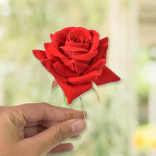 Hair Clip Red Rose Bridal Hair Pins Rose (12 Pcs Set / Red Color Only), Hair accessories - dailyneed.life