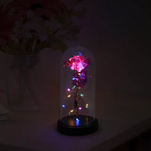 LED Decorative Rose with Butterfly in Transparent Plastic Dome (1 Pc / Battery Not Included) - dailyneed.life