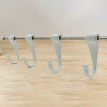Stainless Steel Utensil Hanger Rail Nail Free Wall Mount with 2 Magic Stickers & 6 Plastic Hooks For Kitchen - dailyneed.life