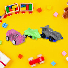 Mini Pull Back Car & Aeroplane Plastic Pull Back Car Cartoon Toys (12 Pcs Set) - dailyneed.life