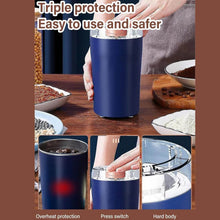 Mini Mixer, Small Blander, powerful Mini Grinder, Electric Coffee Bean Grinder Machine Portable Grinder for Home and Office 1.5L Capacity, 200w (2 Blade Grinder) - dailyneed.life