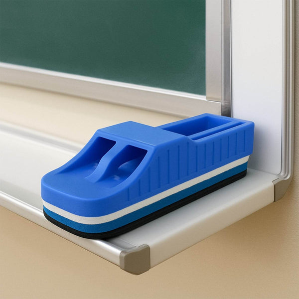 Yashu Magnetic 2-in-1 Whiteboard Duster with Dual Marker Holder (1 Pc) - dailyneed.life