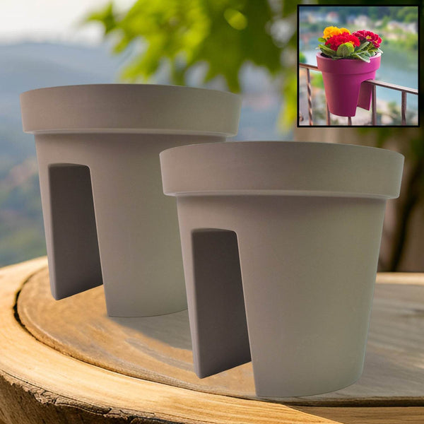 Creative Flower pot Balcony Flower Pot Holder (2 Pc) - dailyneed.life