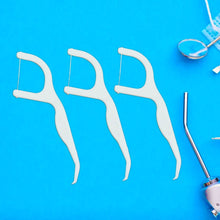 2 In 1 Tooth Picks Flosses, Portable Toothpicks, Resealable Oral Care Dental Flosser, Easy Storage Dental Pick for Fresh Breath and Healthy (300 Pcs Set) - dailyneed.life