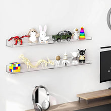 Acrylic Shelves, Clear Shelves Wall Mounted (38×11 Cm / 1 pc / With 2 Screw) - dailyneed.life
