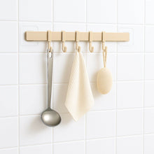 Self-Adhesive 6-Hook Wall Hanging Rack (1 Pc) - dailyneed.life