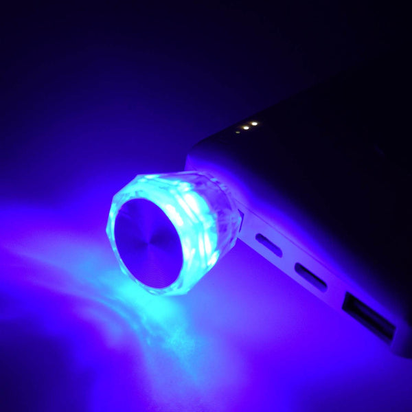 Mix Color Diamond Shape Car Mini USB LED Environmental Lights for Car and Home Decoration Led Light, Mini USB LED Night Lights Car Interior Atmosphere Lamp Car light(white-Color) - dailyneed.life