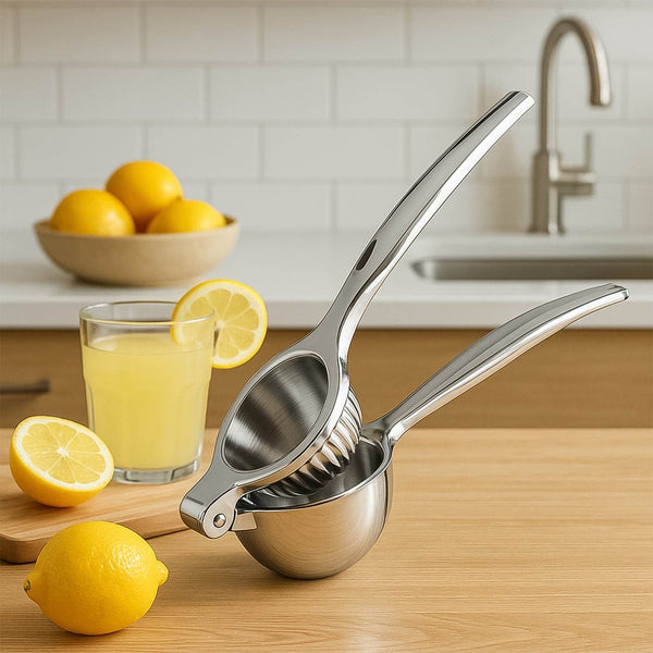 Premium Heavy-Duty Stainless Steel Lemon Squeezer Press 1 Pc - dailyneed.life