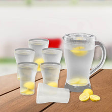 Apex Unbreakable Lemon Jug Set with 6 Glasses – 1200ML Jug + 300ML Glasses Approx - dailyneed.life