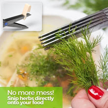 MULTIFUNCTION VEGETABLE STAINLESS STEEL HERBS SCISSOR WITH 5 BLADES - dailyneed.life