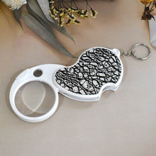 Double-Magnification Led Magnifiers Light Folding Keychain magnifier(1 Pc / Mix Color) - dailyneed.life