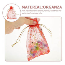 Net Fabric Drawstring Pouch – Ideal for Dry Fruits, Organza Shagun Potli (Mix Sizes & Design) - dailyneed.life
