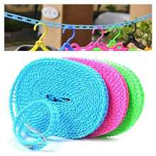 3 Meter Anti-Slip Clothesline Rope - Nylon, Hooks, Indoor/Outdoor - dailyneed.life