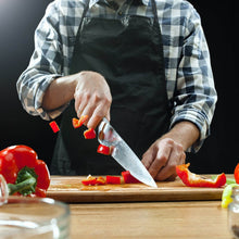 Thick Wooden Bamboo Kitchen Chopping Cutting Slicing Board with Holder for Fruits Vegetables Meat - dailyneed.life