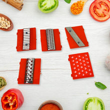 Plastic 6 in 1 Vegetables Slicer, Cutter and Fruit Dicer Grater (1 Set) - dailyneed.life