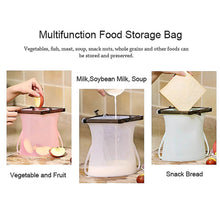Reusable Silicone Food Bag – Leakproof, Flat Bottom, BPA-Free, Microwave & Dishwasher Safe - dailyneed.life