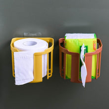 Toilet Paper Holder Bathroom, Tissue Roll Wall Mounted Plastic Bathroom Toilet Paper Roll Holder, Tissue Holder with Storage and Dispenser for Bathroom, Kitchen, Washroom | 14 x 13.5 x 11 Cm - dailyneed.life