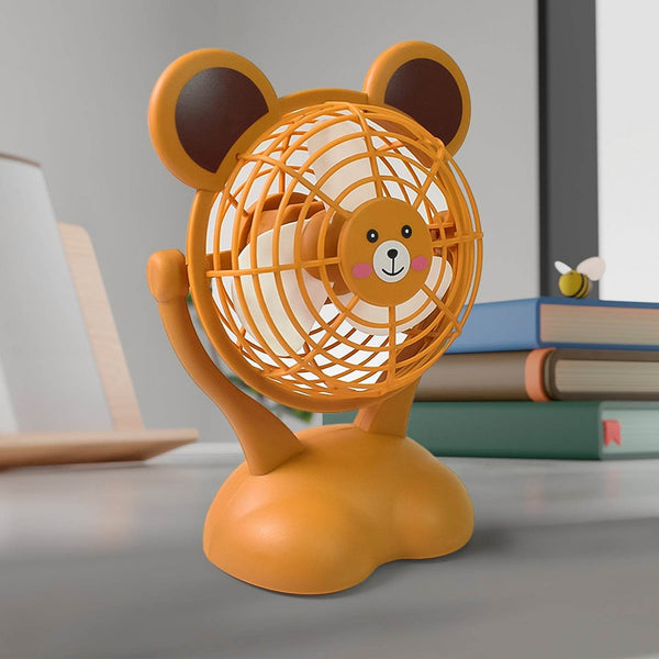Cartoon Shape Mini Fan USB Powered & Battery Operated (Battery Not Include / 1 Pc) - dailyneed.life