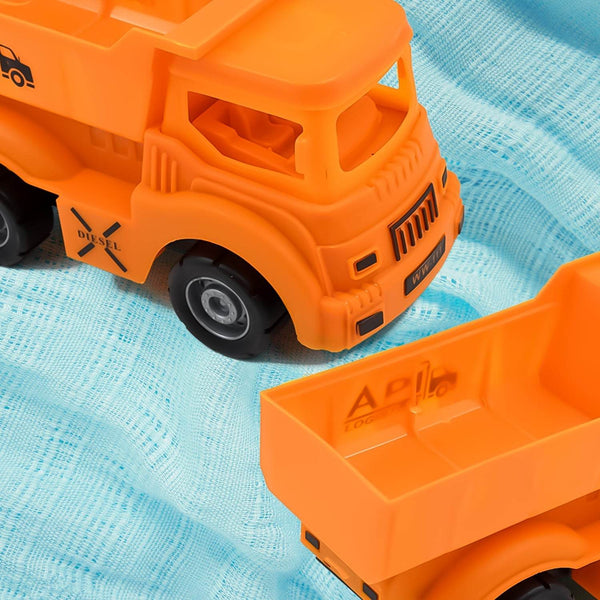 Friction Powered Dumper Toy Truck For Kids | With Opening Container Feature | Strong & Durable Plastic Material | Indoor & Outdoor Play Birthday Gift for Baby Boys & Girls (1 Pc) - dailyneed.life
