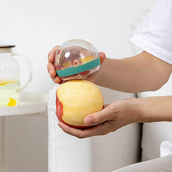 Multifunctional Round Peeler with Removable Storage – Washable Vegetable & Fruit Peeler for Kitchen (1 Pc / Mix Color) - dailyneed.life