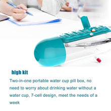 Multi-Use Pill & Water Bottle for Travel (600 Ml, Mix Color) - dailyneed.life