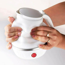 Travel Folding Electric Kettle 600W - (304 Stainless Steel & Silicone) - dailyneed.life