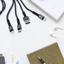 JK 3 in 1 Multi Super Fast Charging Cable (1 Pc / 1200 MM) - dailyneed.life