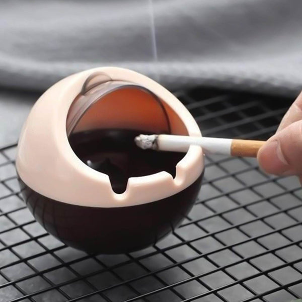 Ball Ashtray PP Plastic Windproof with Lid Indoor Outdoor Patio Car Portable Ashtray - dailyneed.life