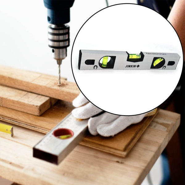 30 cm Aluminum Alloy Magnetic Torpedo Level Metric Rulers - dailyneed.life