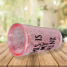 Plastic Creative Cold Drink Cup, Reusable Tea Coffee Tumbler with Lid and Straw, Double Wall Plastic Drinking Sport Bottle, Travel Tumbler - dailyneed.life