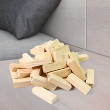 Wooden Tumbling Stacking Tower Game, Zenga tower (48 Pcs Blocks 2 Dices) - dailyneed.life
