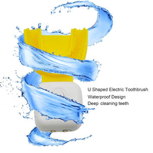 Ultrasonic Electric Toothbrush U Shaped Automatic Toothbrushes for Teeth Whitening Rechargeable, Waterproof Training Toothbrushes for Kids Children's (1 Pc) - dailyneed.life