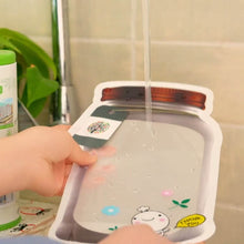 Plastic Transparent Small Jar Shaped Pouch With Zipper (1 Pc) - dailyneed.life