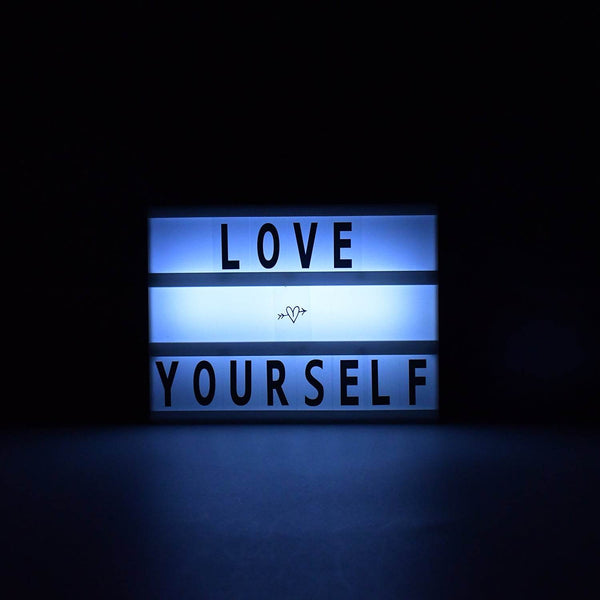 Black Mini A6 Magnetic Cinematic Light Box with 82 Characters and 10 Emojis (1 Set) - dailyneed.life