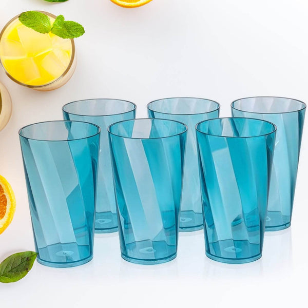 Premium 300ml Transparent Glass Set for Water, Juice & Cocktails (Set of 6) - dailyneed.life