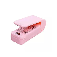 Mini Plastic Bag Sealer – Portable Heat Sealing Machine, Battery Operated (1 Pc / Mix Design) - dailyneed.life