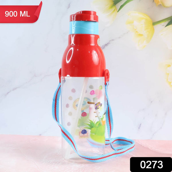 900ml Insulated Water Bottle with Dori & Straw: Leakproof, BPA-Free, Sports Bottle - dailyneed.life