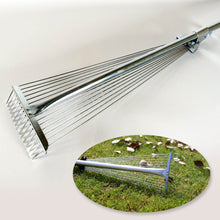 115-152 CM Rake for Gardening, Stainless Steel Telescopic Garden Rake for Quick Clean Up of Lawn and Yard, Adjustable Rake Claws Spacing Garden Broom with Long Handle for Clean Leaves (MOQ :- 12 pc) - dailyneed.life