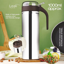 Apex 1000ml Approx. Stainless Steel Oil Pourer (1 Pc) - dailyneed.life