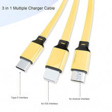 3 in 1 Retractable Charger Charging Cable (1 Pc / Mix Color) - dailyneed.life