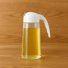 Kitchen Glass Oil Bottle Dispenser Automatic Opening Closing Home Bottles For Oil And Vinegar Honey Olive Oil Container (630ml) - dailyneed.life