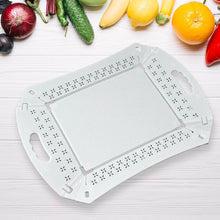 Foldable Plastic Serving Tray - Portable with Handle for Kitchen & Dining (1pc) - dailyneed.life