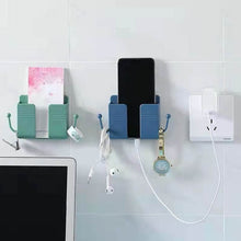 1 Pc Wallmount Mobile Stand With Hook Design used in all kinds of places including household and many more as a hanging support for and stuffs purposes. - dailyneed.life