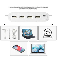 4in1 hub is USB For Pen drive, Mouse, Keyboards, Camera, Mobile, Tablet, PC, Laptop, TV, Study table, CHARGING Extension HUB Portable (1 pc) - dailyneed.life
