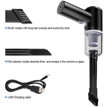 2 in 1 Wireless Vacuum Cleaner – 120W Handheld USB Rechargeable for Home & Car (1 Pc) - dailyneed.life
