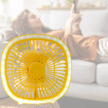 USB PORTABLE MINI DESK FAN WITH LIGHT (1 PC) - dailyneed.life