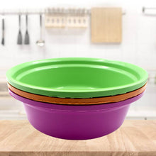 Household Storage Plastic Round Bowl / Tub / Basket / Bucket set - Pack of 3 - dailyneed.life