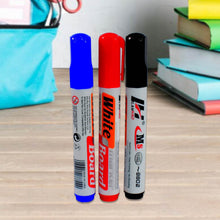 Whiteboard Marker Set (Blue, Black, Red) with Board Duster - Pack of 4 - dailyneed.life
