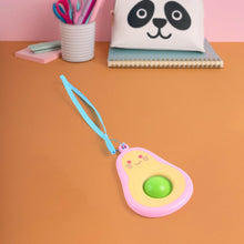 Cute Avocado-Shaped Mini Push Pop Keychain Toy with Strap (1 Pc) - dailyneed.life